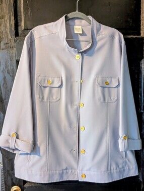 Light Gray  Button-Front Women’s Jacket